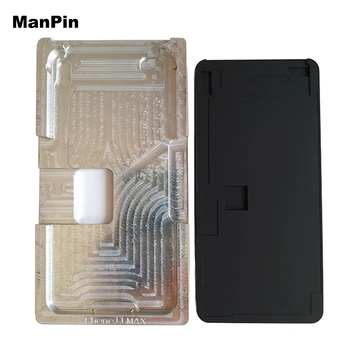 

Metal Mold LCD Screen Alignment for iPhone 11Pro Max 11 XS XR No Bend Flex Cable OCA Laminating Rubber pad Mobile Phone Repair