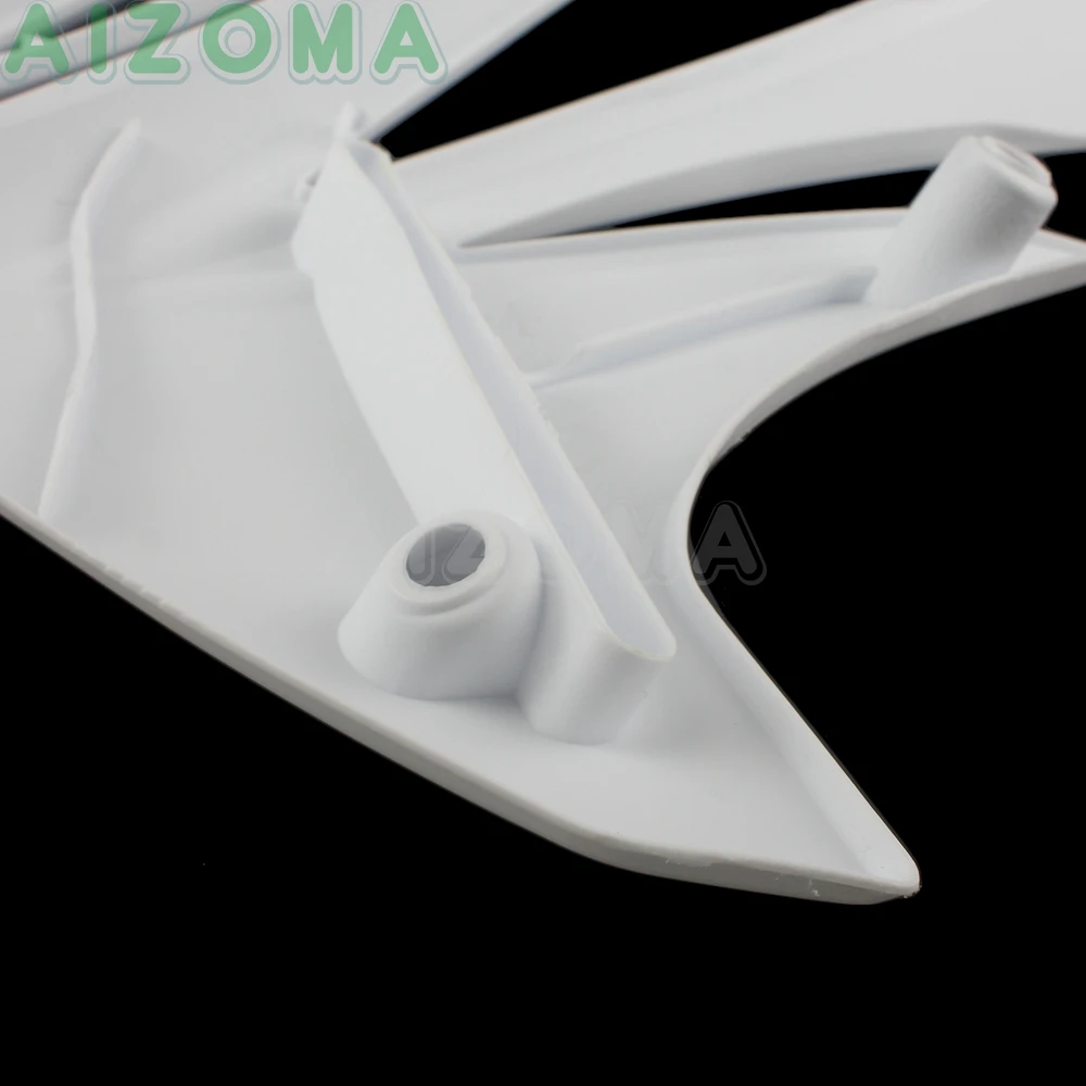 Защита для переднего радиатора мотоцикла защита Honda CRF250R 10 13 белый масляный бак