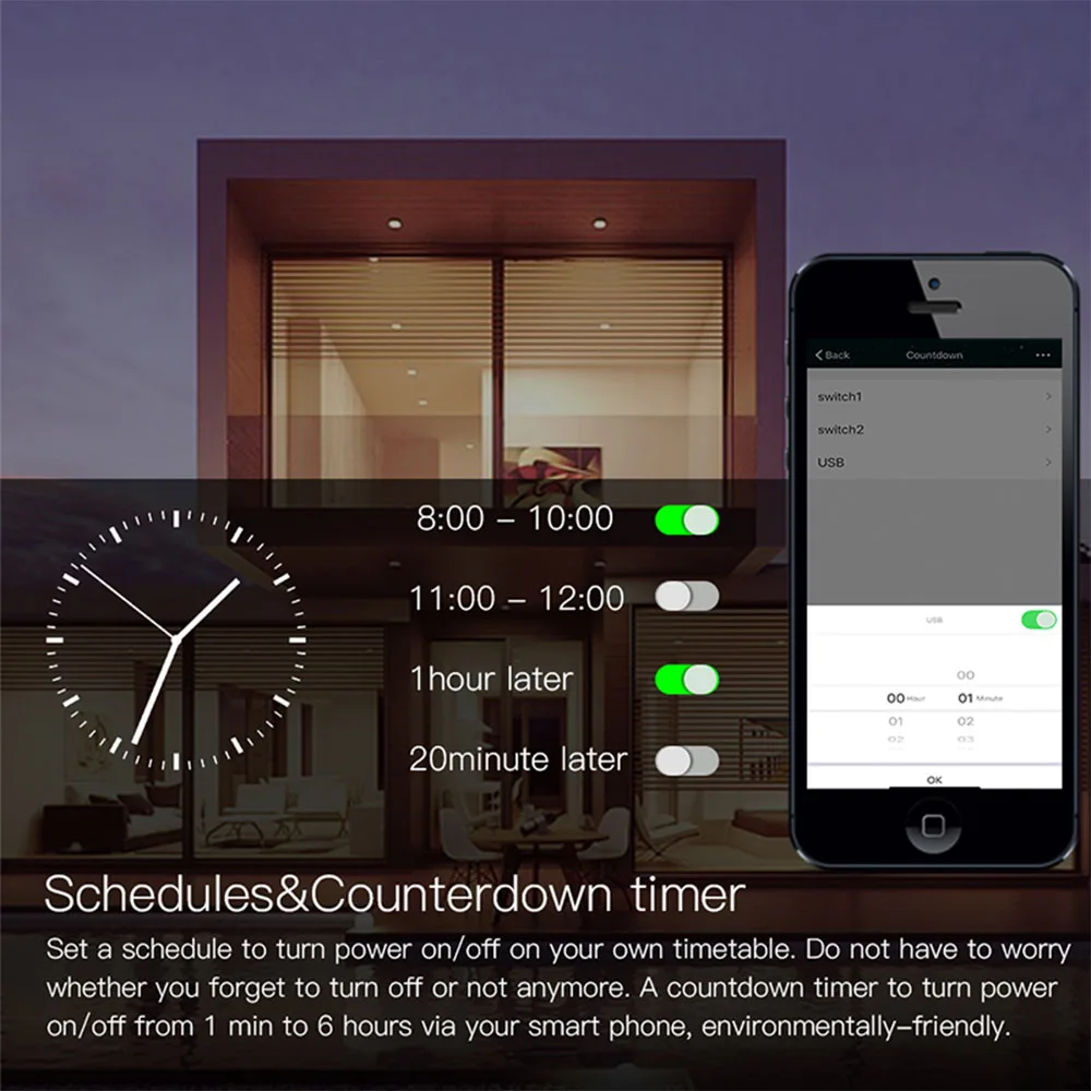 WiFi Smart Home Light Switch 220V Tuya Remote Control Timer Relay Module 433MHz Wireless Push Button Switch For Socket,LED ONOFF