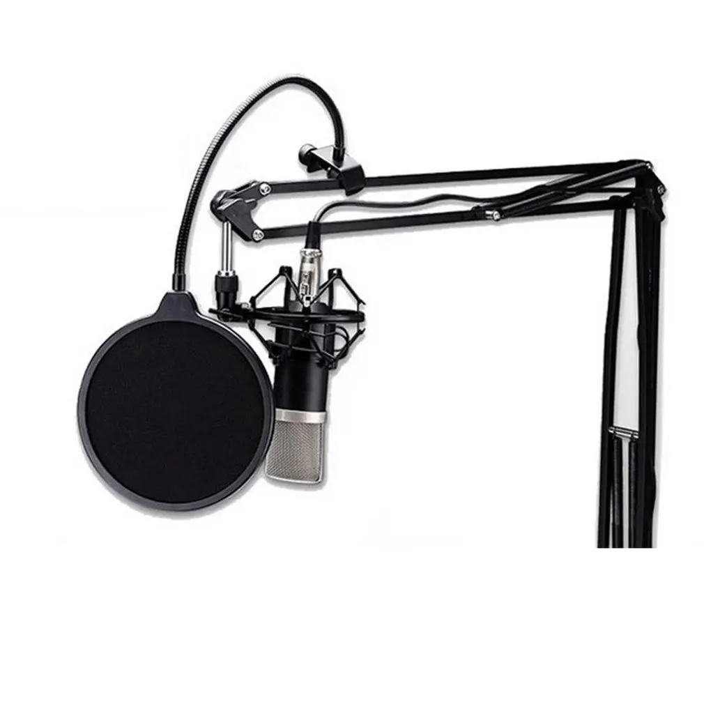 Двойной Слои Запись Студийный микрофон, поп-фильтр ветрового стекла автоматические сварочные маски щит