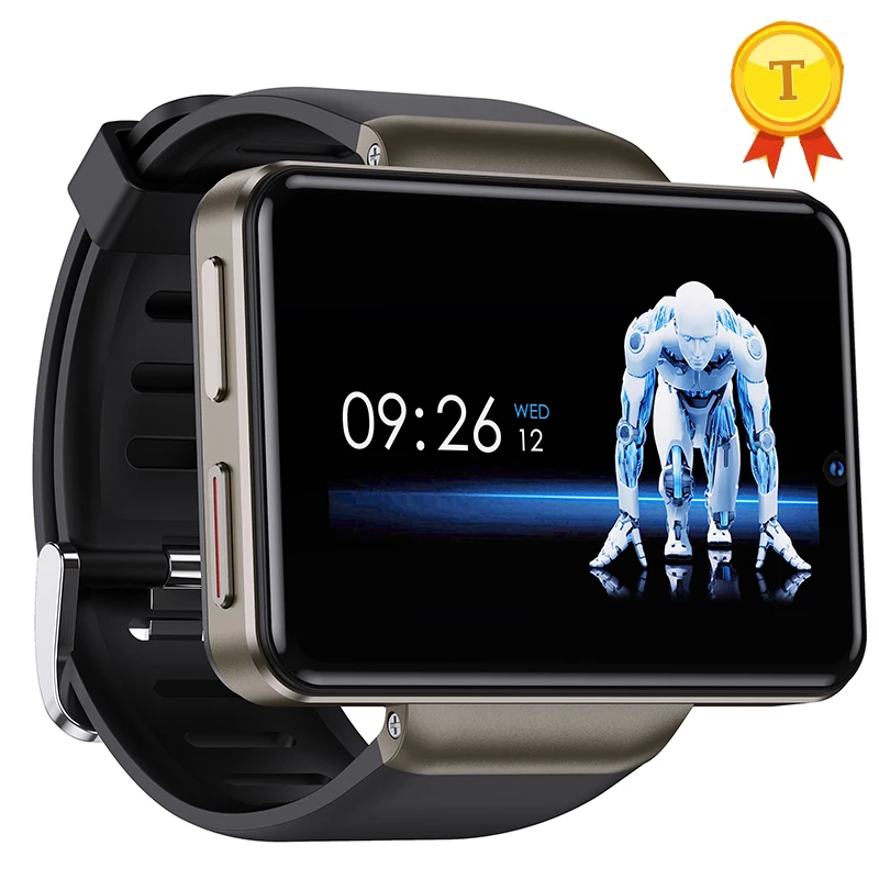 luxury 4G GPS Wifi Sim Card Smart Watch Men with beautiful watch faces 2022 Dual Camera 3G RAM 32GB ROM Android ios Smartwatch