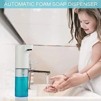 

Automatic Liquid Soap Dispenser Touchless Hand Washing Sensor Foaming Device for Kitchen Bathroom Accessories Set