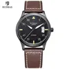 MEGIR & RUIMAS Army Sport Watches Men Leather Strap Waterproof Wristwatch Automatic Mechanical Watch Man Relogio Masculino Clock ► Photo 3/6