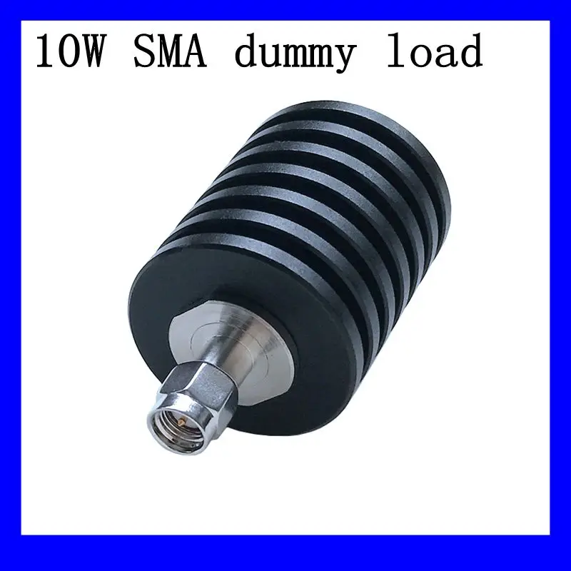 

10W SMA Male Plug Connector RF Coaxial Termination Dummy Load 3GHz/4GHz/6GHz 50ohm Nickel Plated RF Accessories