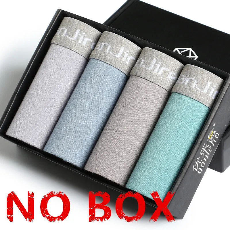 youlehe NEW Mens Underwear Men Underpants Sexy Man Panties Boxer Shorts Solid Breathable Mens Boxers cuecas - Цвет: P006 NO BOX