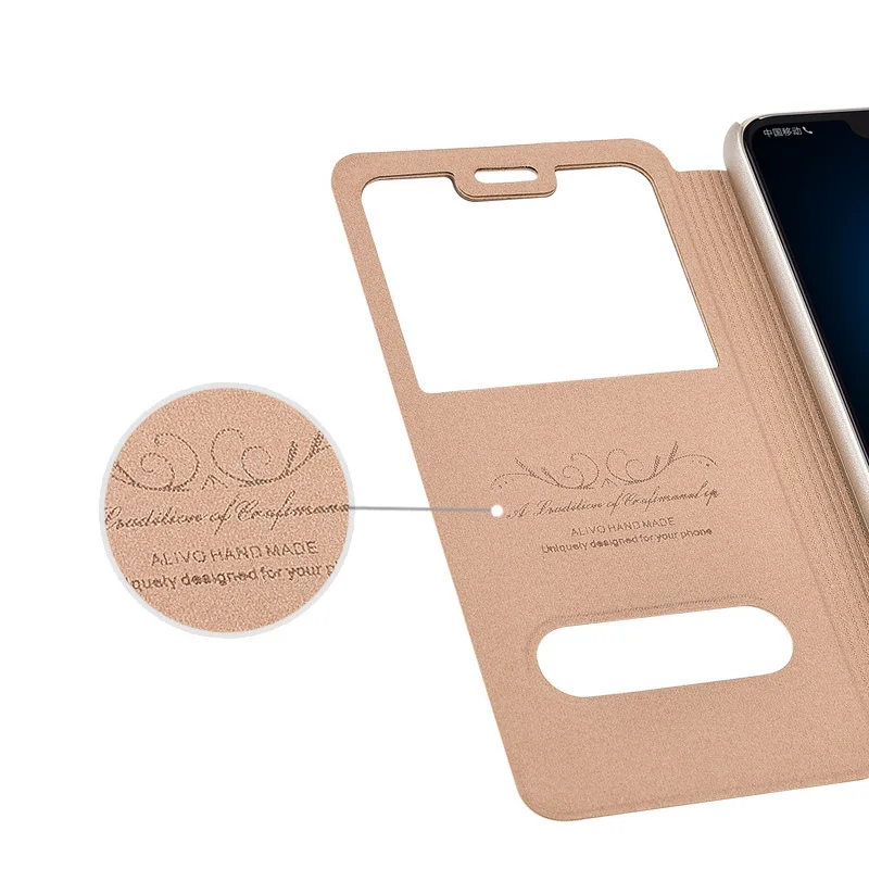 Кожаный чехол-книжка с окошком для huawei Honor 9X Global, чехол-книжка для huawei Honor 9X STK-LX1 9 X Honor9X Premium, чехол для телефона