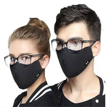 

Face Mask Pm2.5 Mouth Mask With 2 Disposable 3ply Carbon Filter Anti Dust Masks Washable Cotton Pm 2.5 Anti-Dust Pollution Masks