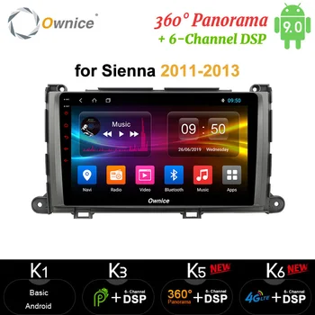 

Ownice 9inch Headunit Car PC Octa Core Android 9.0 DVD GPS Navigation carplay DSP 4G LTE SPDIF for TOYOTA Sienna 2011 2012 2013