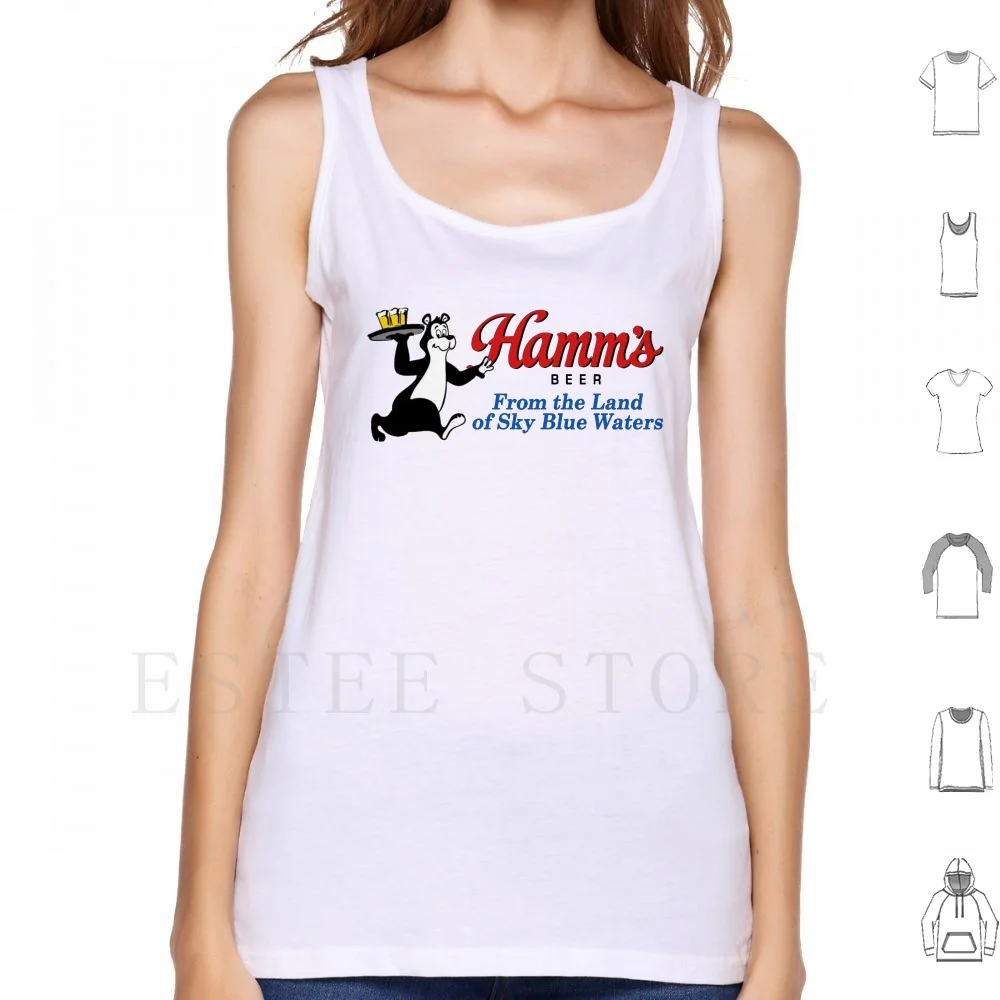 

Hamm'S Beer Bear Design Tank Tops Vest Vintage Beer Beer Slogans Beer Brands Beer Can Collecting Beer Designs Beer Lover