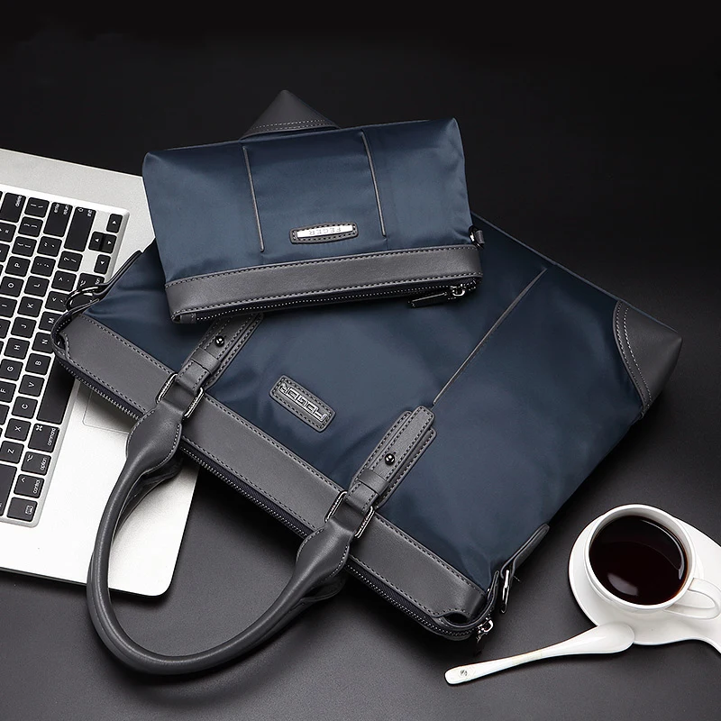 FEGER нейлон Мужская сумка, бизнес Портфели сумки Сумка ежедневно Применение 13 "Сумка для ноутбука Бесплатная доставка Бизнес сумка