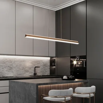 

New Minimalist Chandelier Nordic Modern and Simple Restaurant Table Lamp Study Office LED Lighting Living Room Hanging Lamp