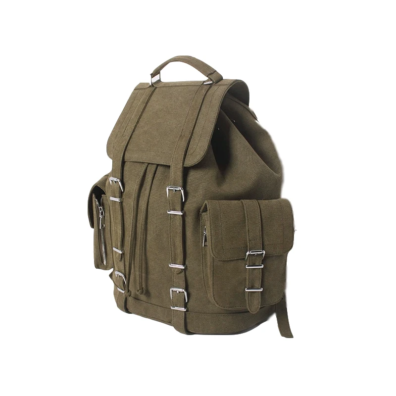 

Thicken Canvas Travel Rucksack Men Military Backpack Large Capacity Men Women Backpack High quality Teenagers Big Shoulder Bags