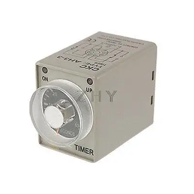 

AH3-3 AC 110V Power on Delay Timer Time Relay 0-60 Second 60s 60 Sec 8 Pin