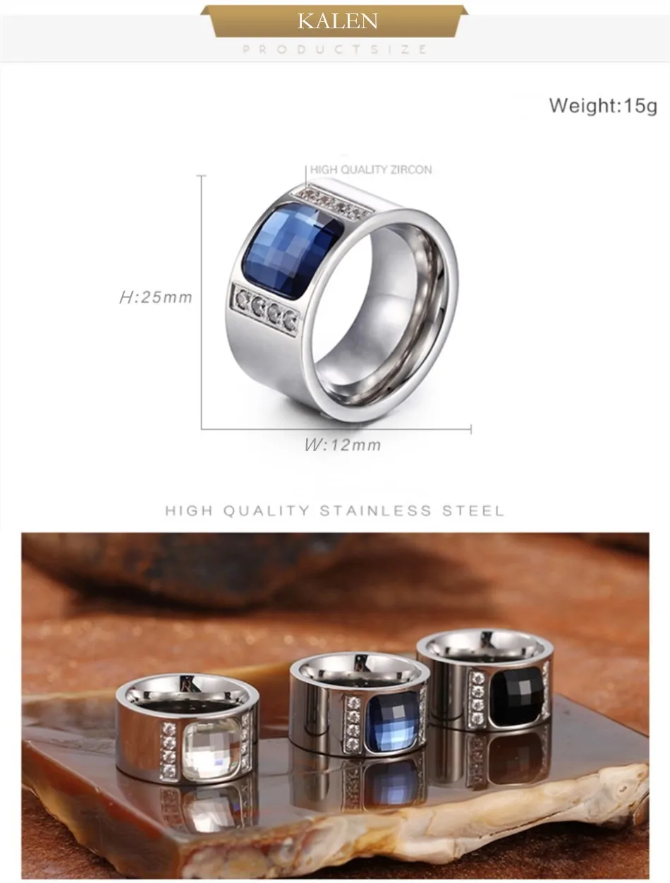 Новинка, кольца серебряного цвета, нержавеющая сталь, Anillo Hombre Femme, размер 6-9, стразы, Дешевые вечерние кольца для помолвки, аксессуары, подарки