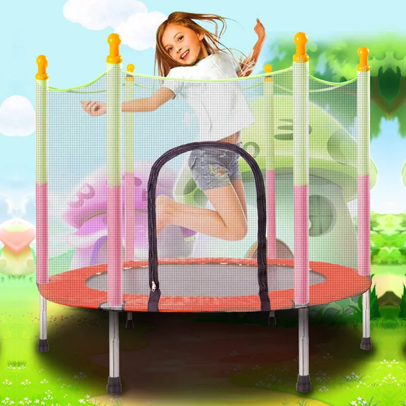140 см дети Дети Мини батуты круглый корпус подкладка сетка Rebounder уличные