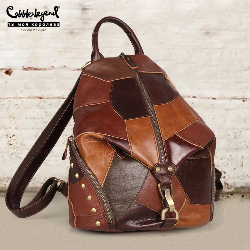 Винтажный рюкзак Cobbler Legend женские дорожные сумки из натуральной кожи женская на