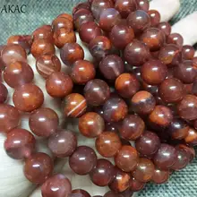 8-10 мм натуральный красный китайский Сардоникс Агат браслет для женщин и мужчин браслет, лучший подарок