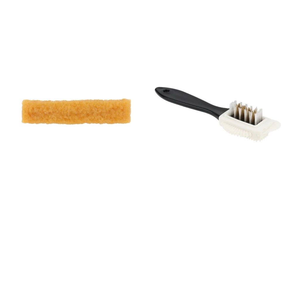 3-Sides Cleaning Brush + Rubber Eraser For Suede Nubuck Shoes Boot Cleaner Cleaning Brush Kit