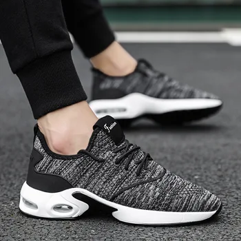 

Men's Lightweight Athletic Running Shoes Breathing Air Fitness Jogging Sneakers Mesh Lace-up Sport Shoes Walking Sneakers