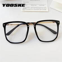 YOOSKE, синий светильник, очки, женские, негабаритных, компьютерные очки, мужские, игровые очки, трендовые стили, брендовые, оптические оправы