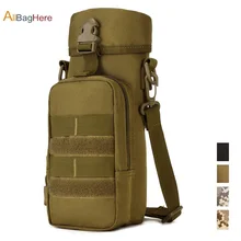 Уличная тактическая сумка для бутылки Molle Военная Сумка Camo дорожная альпинистская велосипедная сумка-мессенджер для пеших прогулок прочная маленькая сумка через плечо