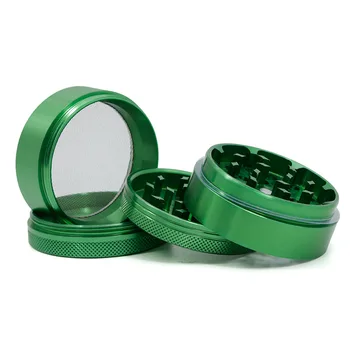 

55mm of multicolor 4 layers Grinder Grinder Herb Pipe Smoke Spice Mill Manual Crusher For Smoking Accessories