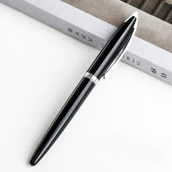 

Personalized Gift Pen Metal Pen 0.5mm Black Ink Customized Logo Ballpoint Pens Engrave Logo Company Name School Office Supplies