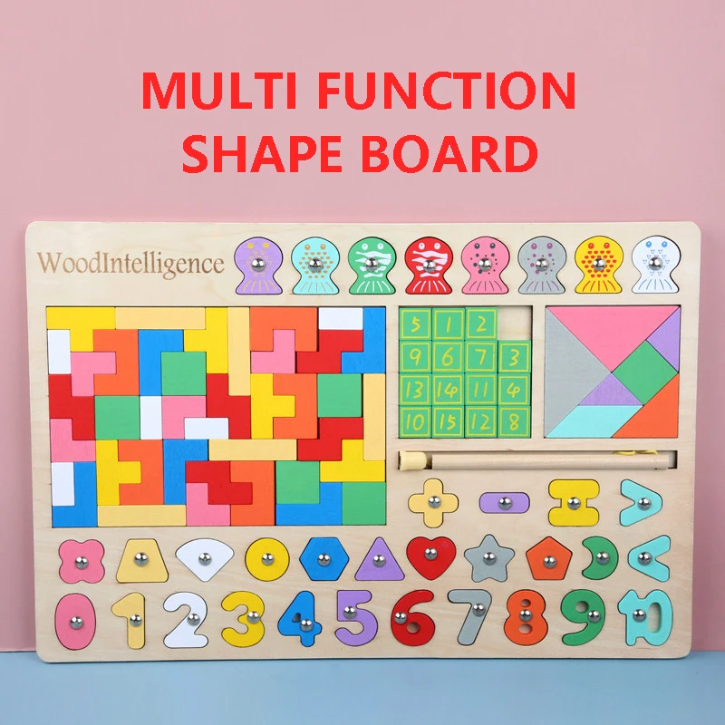 magnetic shape puzzle