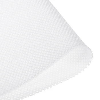 

uxcell Speaker Grill Cloth 1x1.45 Meters 39x57 Inch Polyester Fiber Dustproof Stereo Mesh Fabric for Repair DIY White