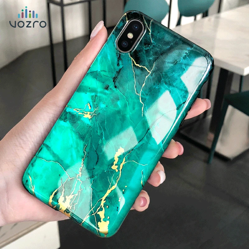 

VOZRO Hand Shell 8plus Woman Fund Soft Silica Gel Marble Xr Personality Tide Max Lovers For Iphone X 8 7 Plus 6s 6 11 Pro Case
