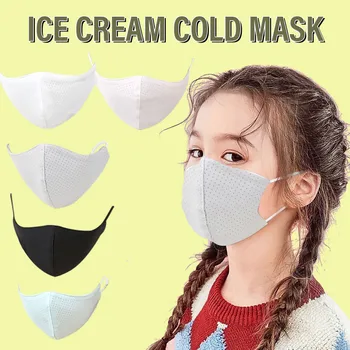 

Children Masque Ice Silk Cloth Face Mask Mouth Cover Windproof Mouth Mask Reusable Washable Face Shield Breathable mondmaskers
