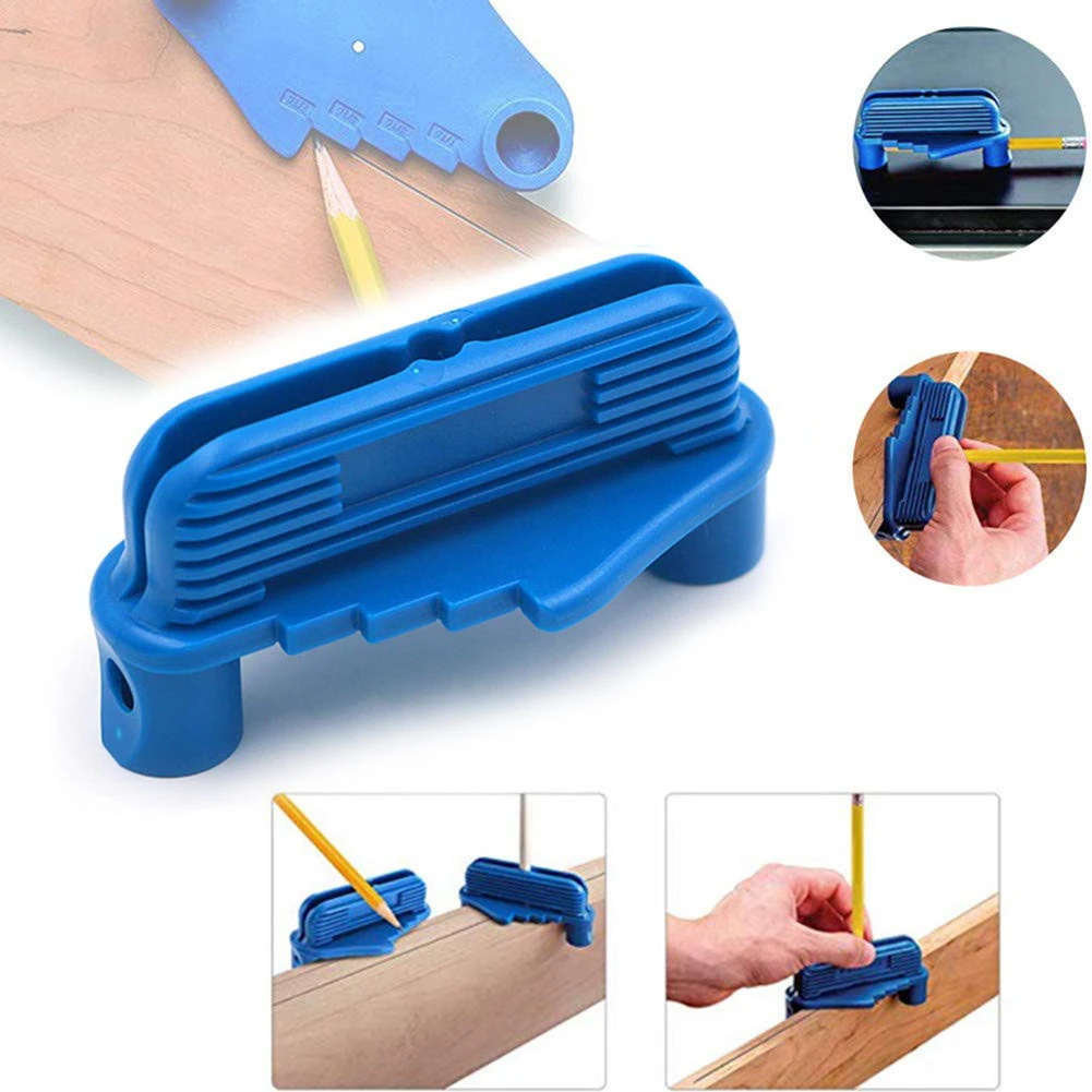 

Center Finder Line Scriber Marking Gauge Center Offset Scribe For Woodworking Tools Contour Gauge Fits Standard Wooden Pencils