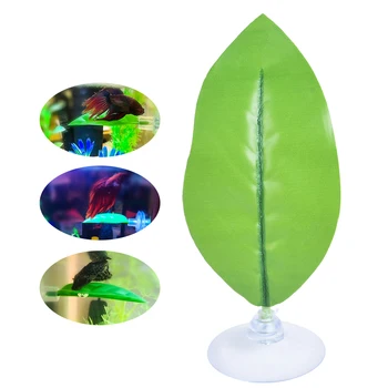 

Aquarium Decoration Artificial Plant Leaf Betta Hammock Fish Rest Bed Tropical Saltwater Fish Aquariums Supplies Betta Hammock