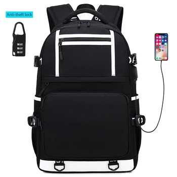 

New Children School Bags For Boys Kids Book Bag Cute Black Backpack Boy Gift Waterproof Big School Backpack For Teenage Men