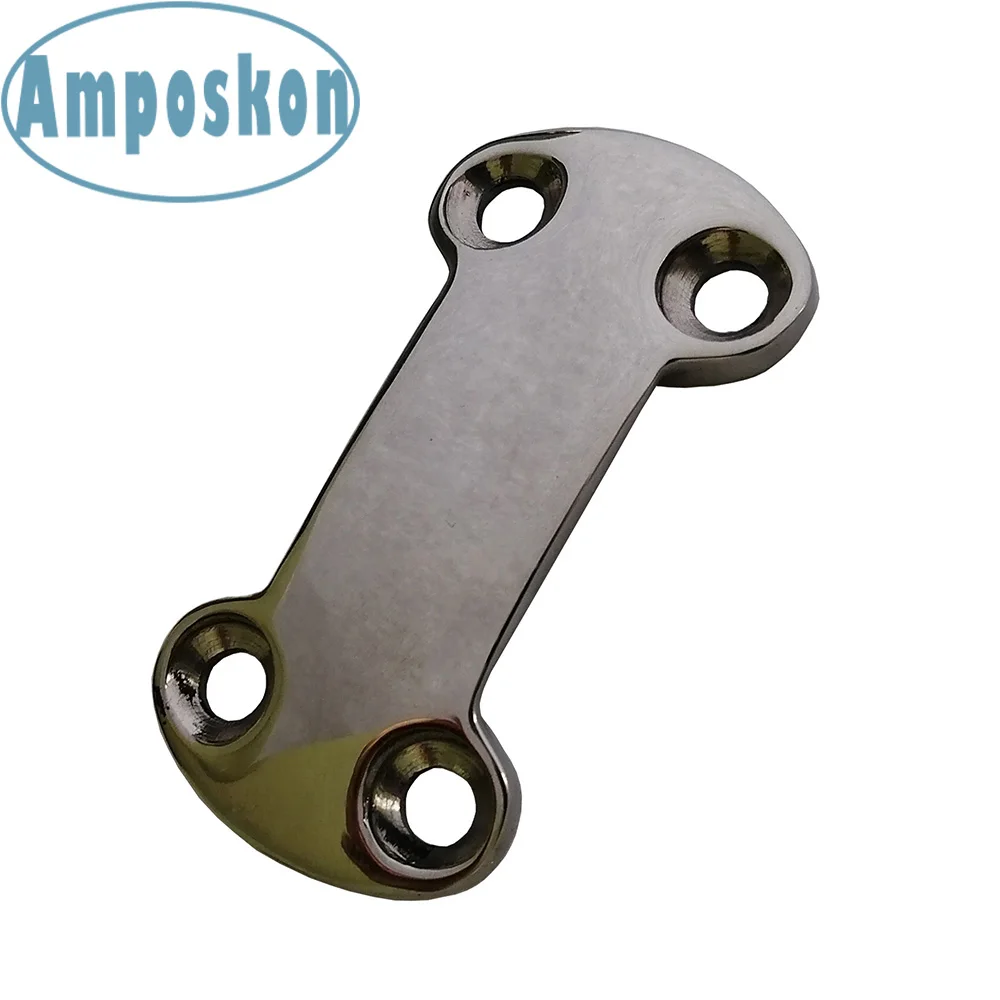 

5 PCS New Hot 25mm Stainless Steel Marine Boat Belt Cam Buckle Plate 1" Durable SS304 Strap Fixing Cam Buckle Kayak Accessories