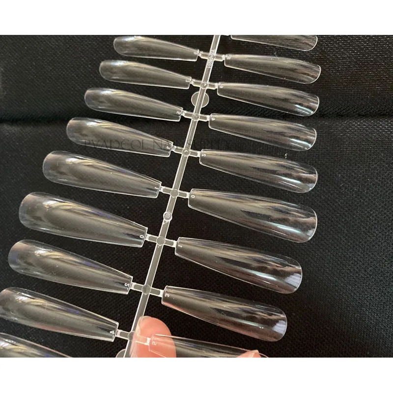 Gel Nails Extension System Full Cover Sculpted Clear Stiletto Coffin False Nail Tips 240pcs/bag Gel Nails Extension System Full Cover Sculpted Clear Stiletto Coffin False Nail Tips 240pcs/bag