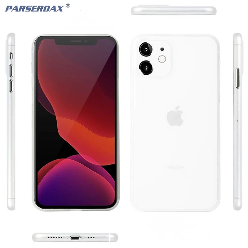 1000Pcs Ultra Thin Matte Hard Cover For iPhone 12 11 Pro Max X XS XR 8 7 Plus 6 6S 5 5S SE 2020 Fingerprint Resistant Phone Case |