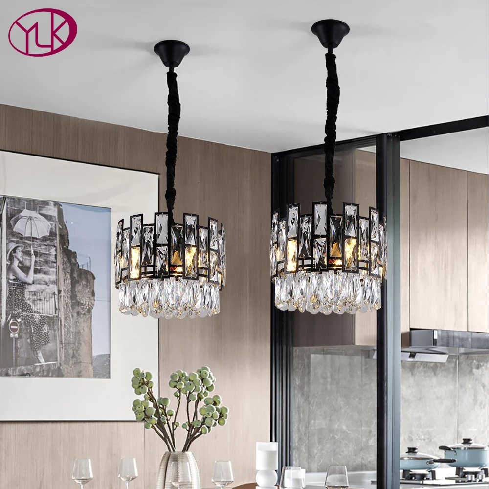 moderne-zwarte-kroonluchter-verlichting-voor-eetkamer-luxe-keuken