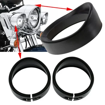

Motorcycle Accessories 7inch Headlight Trim Ring and 4.5" Motorcycle Led Fog Lamp Trim Ring For Harley Touring Road King Electra