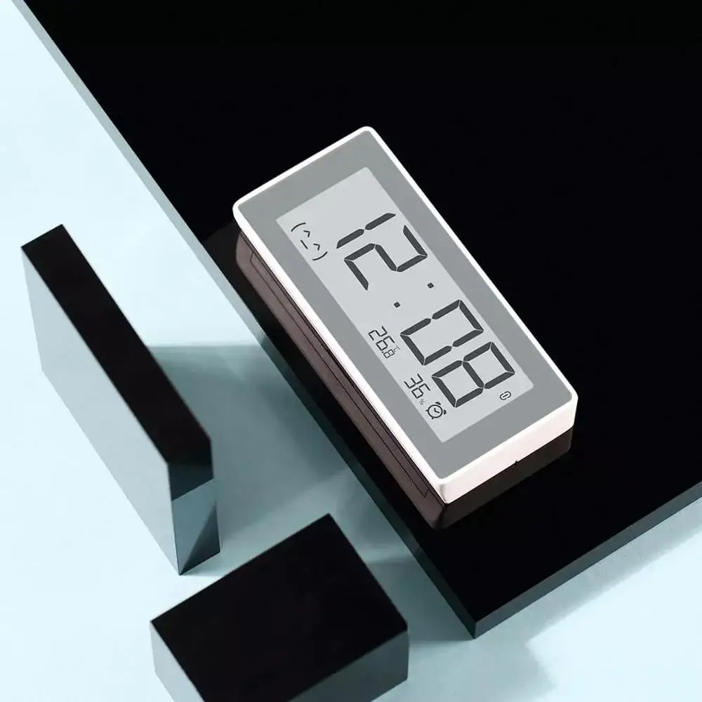 YOUPIN MiaoMiaoCe Thermometer Temperature Humidity Sensor Smart E-Link INK LCD Screen BT4.0 Digital clock Moisture Meter Stock temperature humidity meter smart temperature sensor smart thermometer