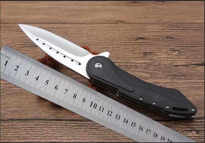 

High quality 9CR18MOV blade steel plate + G10 handle multi-function camping tactical pocket knife tactical edc outdoor tools
