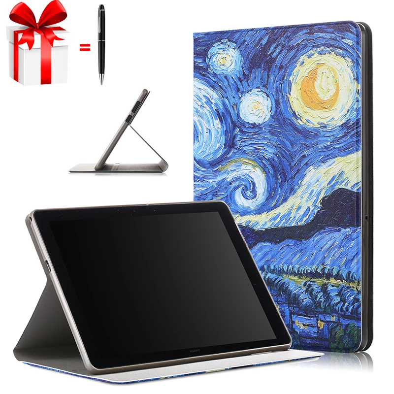 Чехол-накладка из мягкого ТПУ для Huawei Media Pad T5 10 чехол AGS2-W09/W19/L09/L03/Чехол-подставка