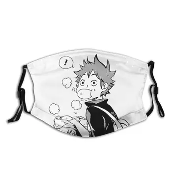 

Haikyuu Hinata Senpai's Pork Buns Reusable Mouth Face Mask with Filter Anti Haze Dustproof Mask Respirator Mouth Muffle