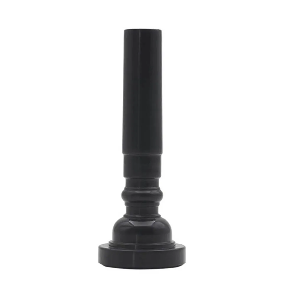 10x ABS Plastic Trumpet Mouthpiece for Brass Woodwind Instrument Parts Black Trumpet Accessories