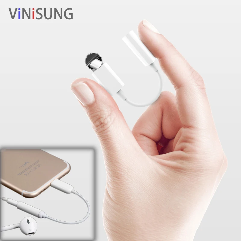 

For iPhone 7 8 Plus 11 Pro MAX XR Audio Adapter 3.5mm Female Cable Music Headphone Connector Converter mobile phone accessories