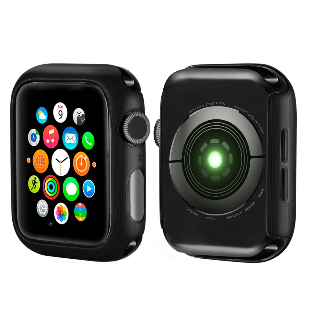Чехол для Apple Watch, версии 5/4/3/2/1 40 мм 44 царапин ПК matels чехол s для наручных часов iWatch, версия 3, 2, 42 мм, 38 мм