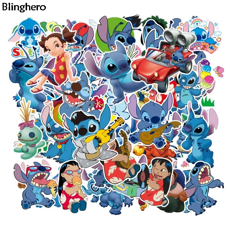 

20sets/lot Blinghero Cartoon 36 Pcs/set Album Decal Waterproof Skateboard Laptop Luaggeg Decorative Refrigerator Sticker BH0580
