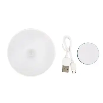 

LED Induction Light Charge Sensing LED Night Light 2Colors ABS Motion Sensor Wireless Night Lights Bedroom Decor Light Lighting