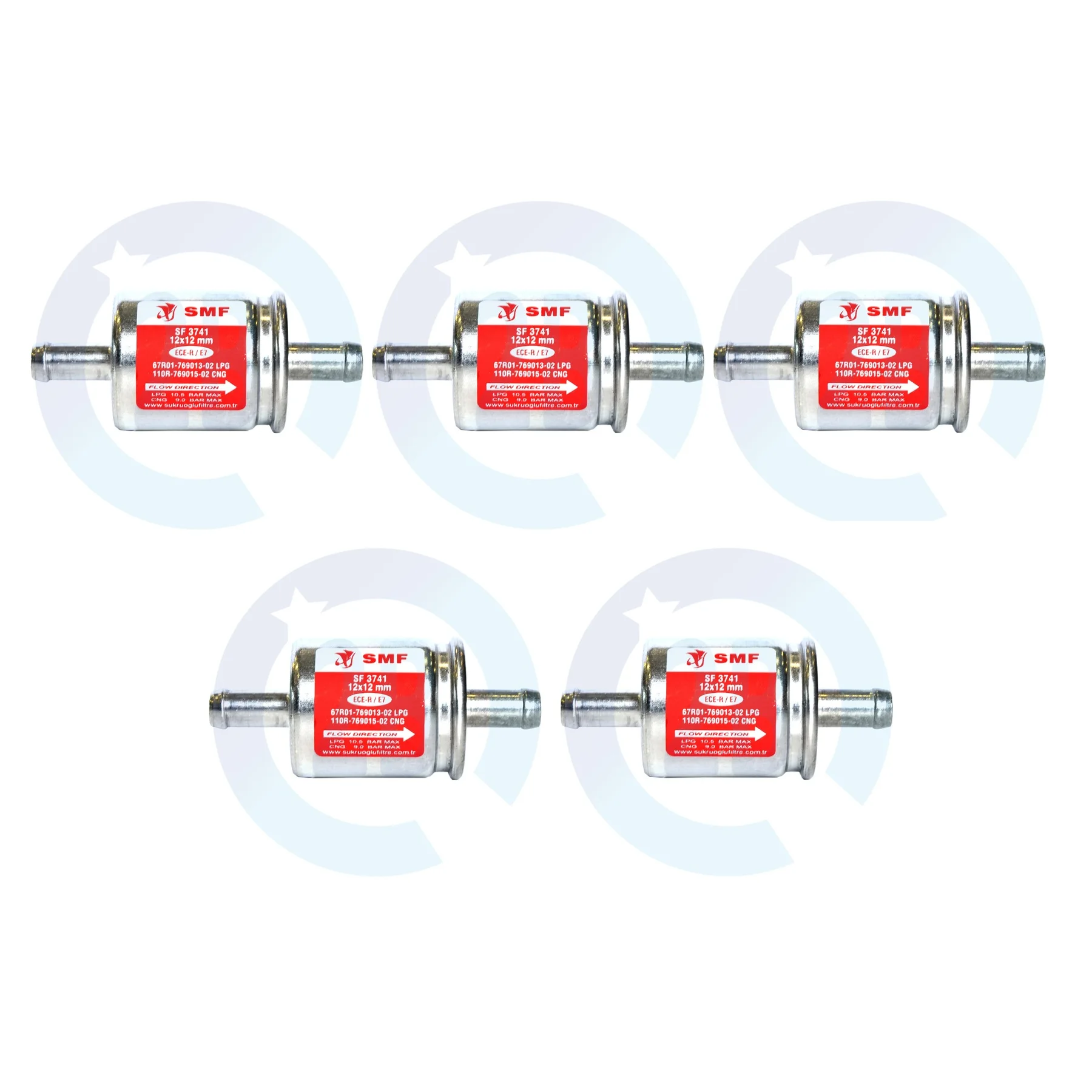 5 шт. фильтр сжиженного углеводородного газа/СПГ/глинополистирола 12 мм x