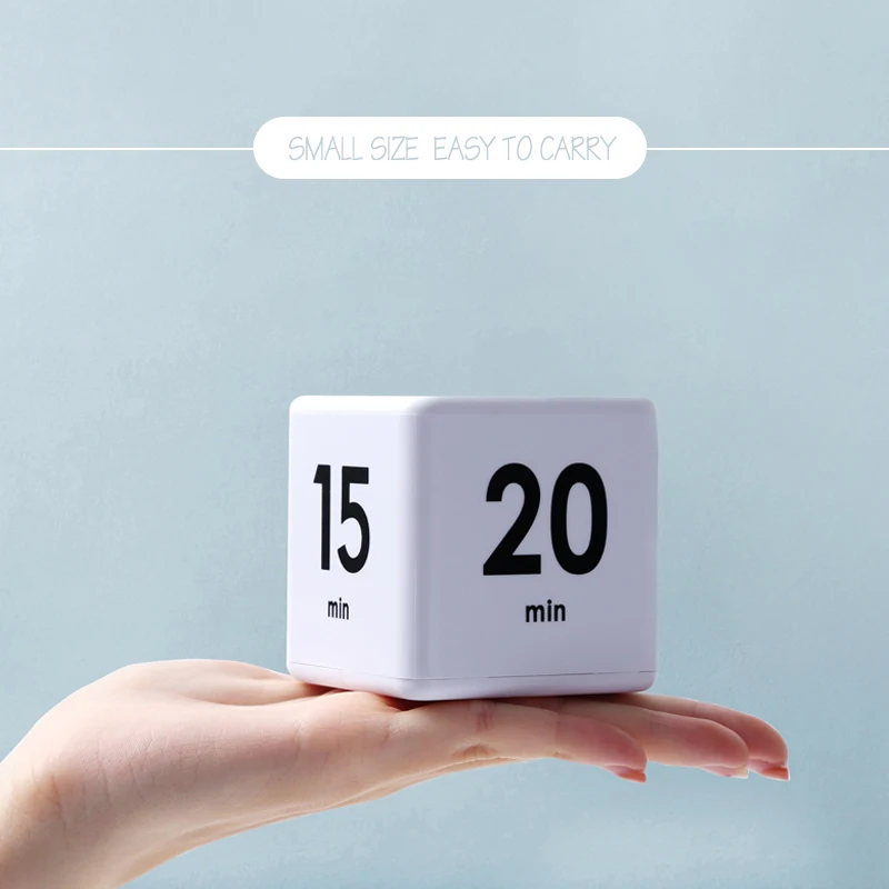 

new Square Cube timer Gravity sensor Countdown Reminder Time Management Student Learning Timer Electronic Rollover timer аймеѬ